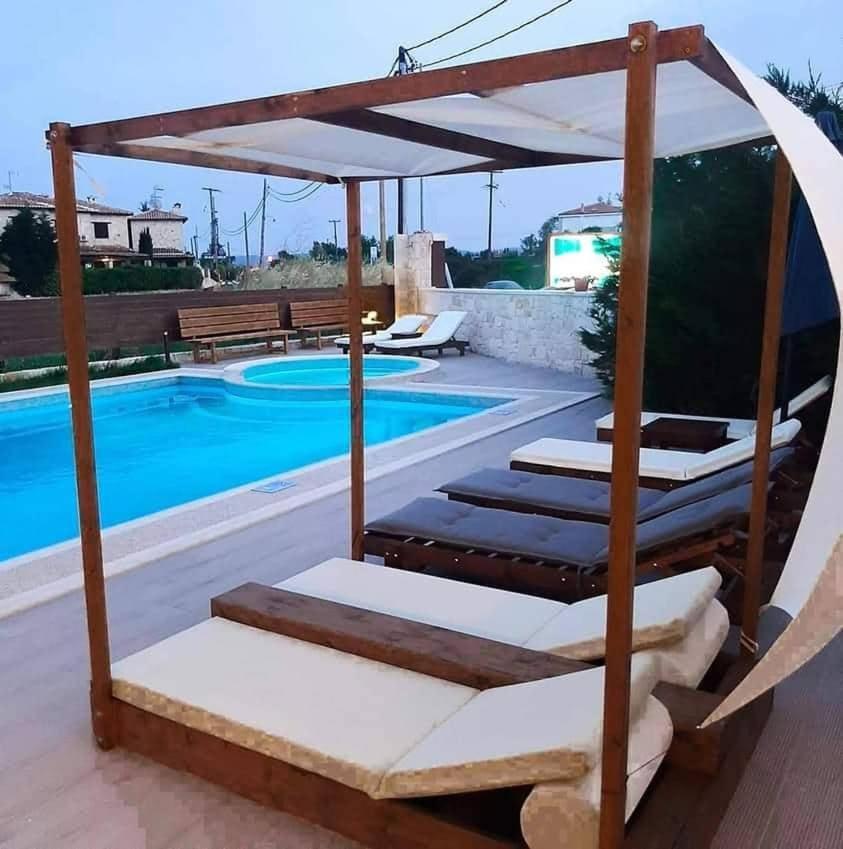 Sinodinos Deluxe Apartments Afytos Luaran gambar